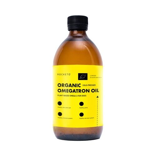 Organiskā eļļa "Omegatrons" 500 ml stikla pudelē