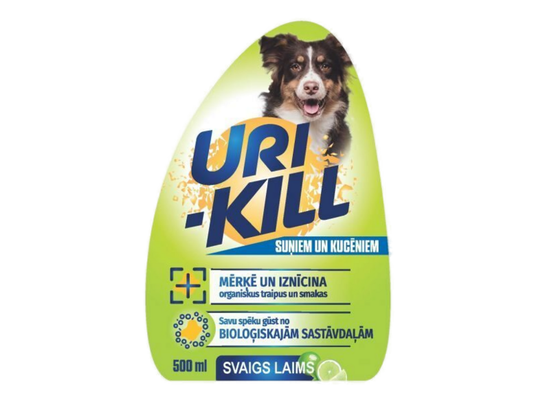 URI-KILL SUŅIEM/KUCĒNIEM AR ZIEDU AROMĀTU 500ML
