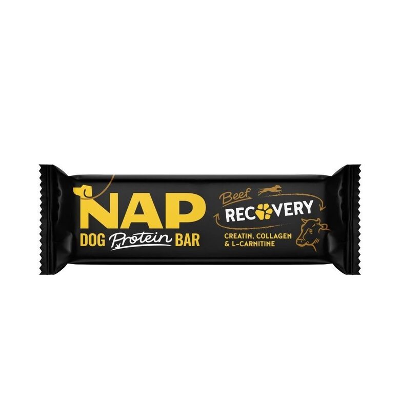 JAUNUMS NAP proteīna batoniņš RECOVERY ar kolagēnu, kreatīnu, karnitīnu 50 g