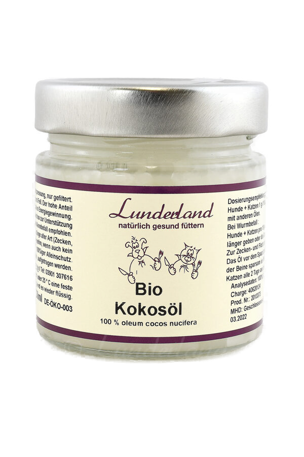 Lunderland BIO KOKOSRIEKSTU EĻĻA suņiem un kaķiem 250 ml