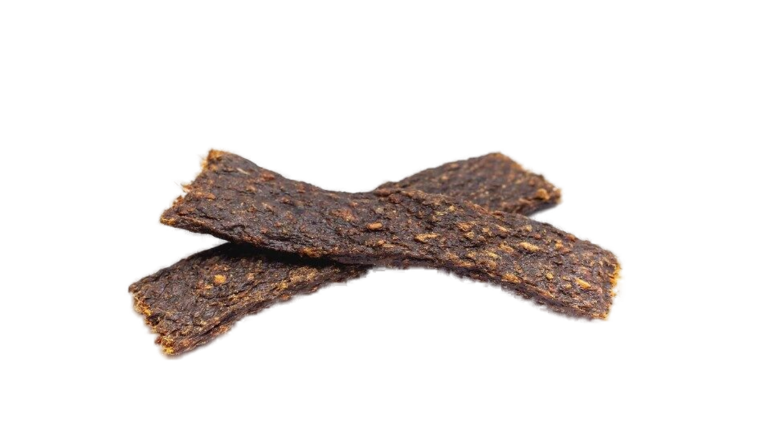 Deer meat strips