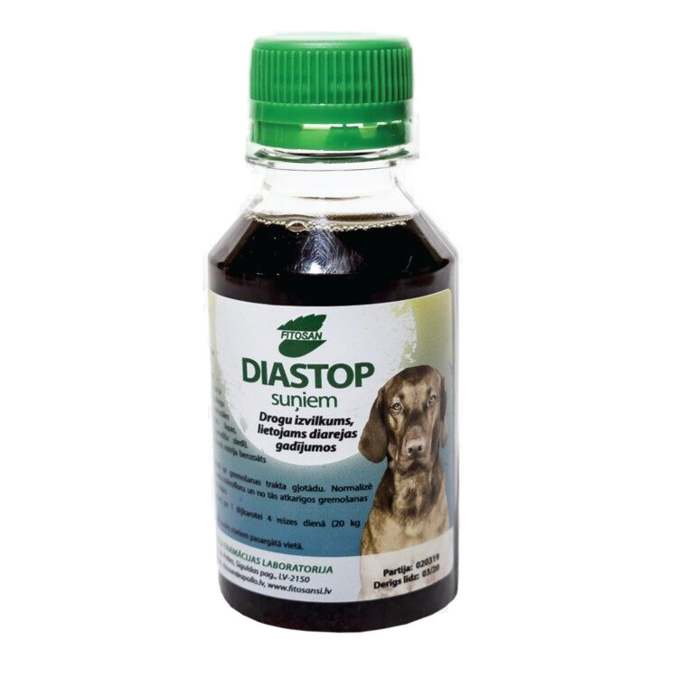 DIASTOP pretcaurejas un pret gremošanas traucējumiem 125 ml