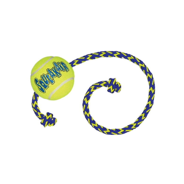  KONG Squeakair Ball with Rope