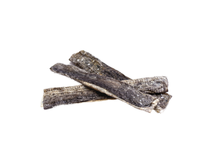 Folded cod skin
