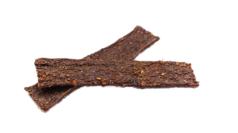 Wild boar meat strips