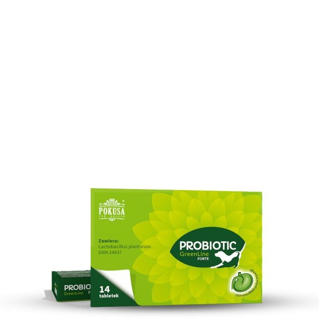 Pokusa Greenline Forte probiotiķis 14 tabletes