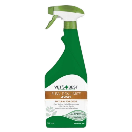 VETS BEST UNTIL. TICK AND FLEA REPELLENT 500ML FOR DOGS