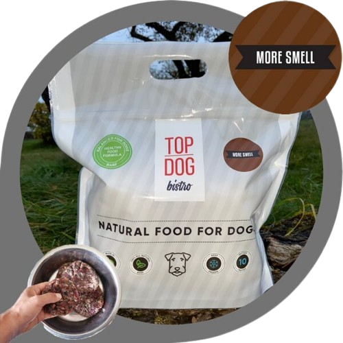 Top Dog Bistro Liellops ar Kuņģi un Trusi 1,6 kg