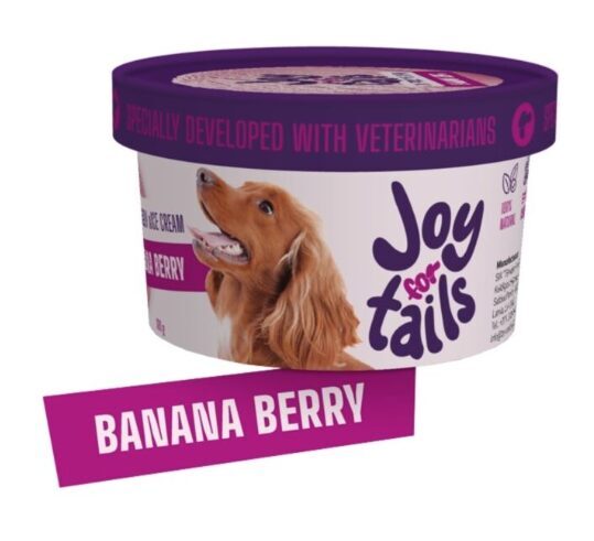 Saldējums suņiem BANANA BERRY JOY FOR TAILS 120g/240 ml