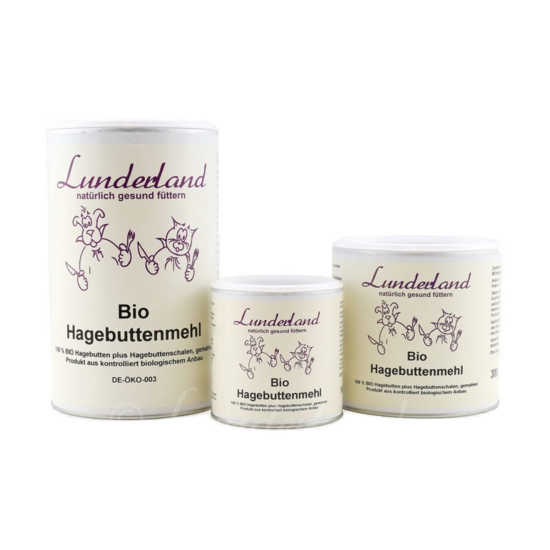 Lunderland. Bio rosehip powder 150g