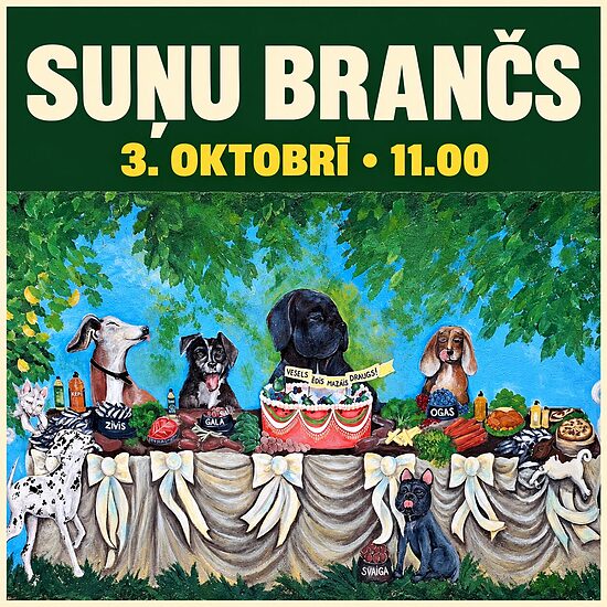 Suņu brančs un svinīgā atklāšana | 3. oktobrī plkst. 11.00