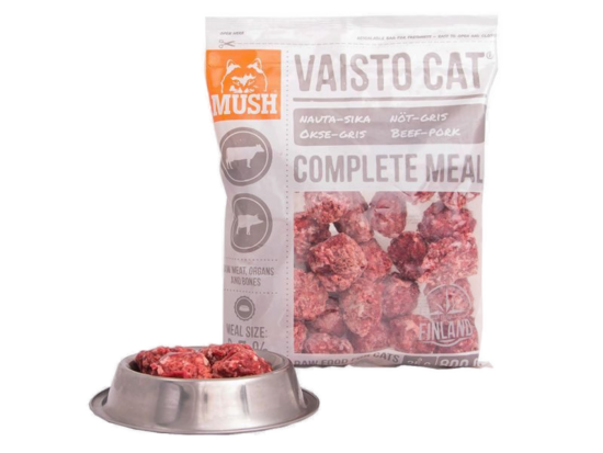 Mush VAISTO CAT for cats cattle with pig. 800 g