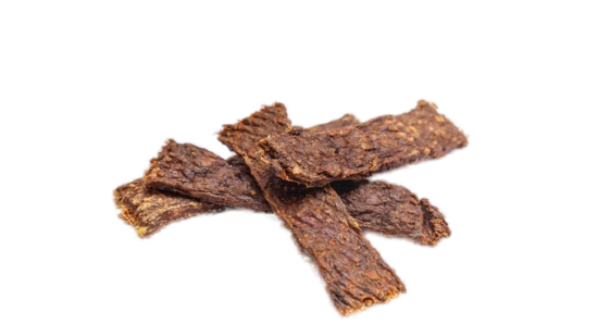 Goat meat strips
