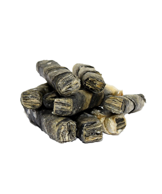 Salmon skin cigars