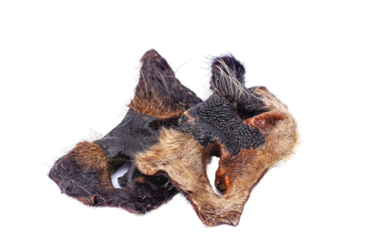 Beef muzzle with fur