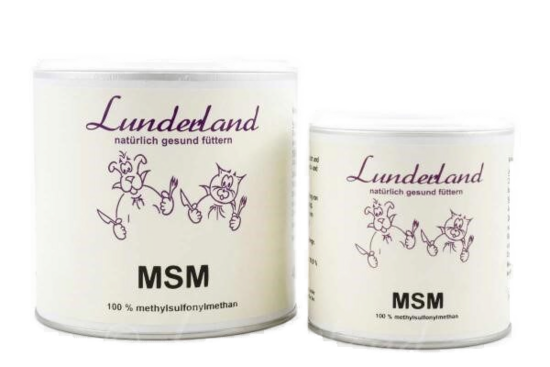 Lunderland. MSM powder for joints, muscles. 150g