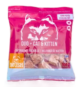 Mush for cats and kittens DUO with beef and chicken. 500 years