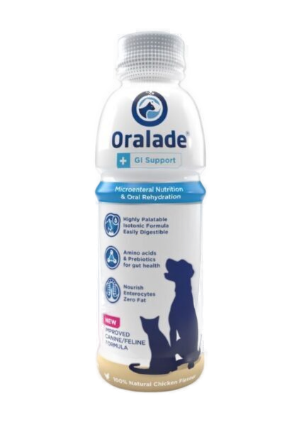 ORALADE elektrolītu dzēriens ar probiotiķi suņiem/kaķiem 500 ml