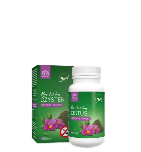 POKUSA CISTUS for the prevention of internal and external parasites 120 tab
