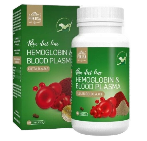 POKUSA HEMOGLOBIN for increasing natural immunity 120 tablets