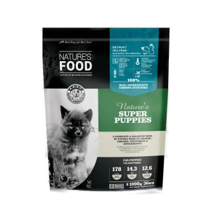 NF SUPER PUPPY Chicken Meat Burgers with Turmeric and Spirulina for Puppies - 1 kg