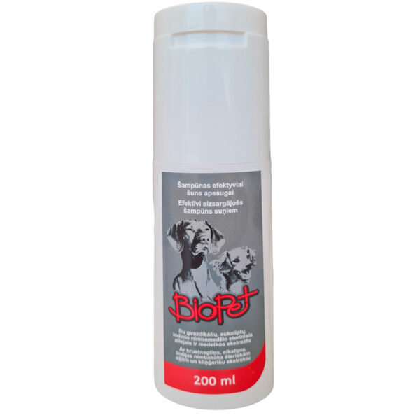 BIO PET. SHAMPOO AGAINST PARASITES 200ml