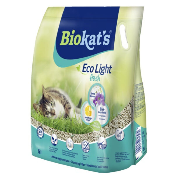 Eco-Friendly Cat Litter – Gimborn Biokat's Eco Light Fresh Spring Blossom (5L)