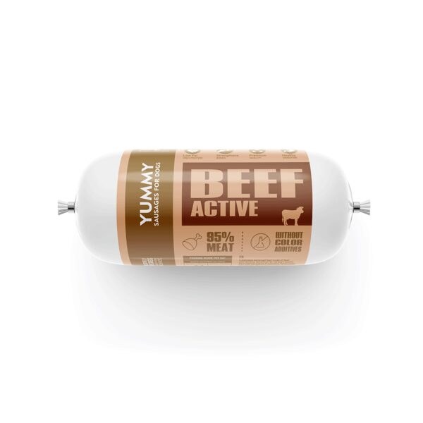 YUMMY Beef Sausage - Large Pack 8 kg (400g x 20 pcs)