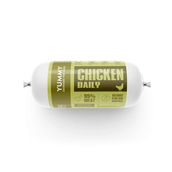 NF YUMMY Chicken Sausage LARGE PACK 8 kg (400 g x 20 pcs)