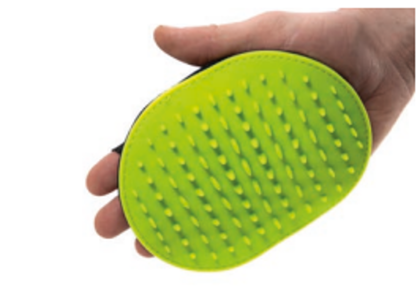 PROCYON. Green silicone comb with handle