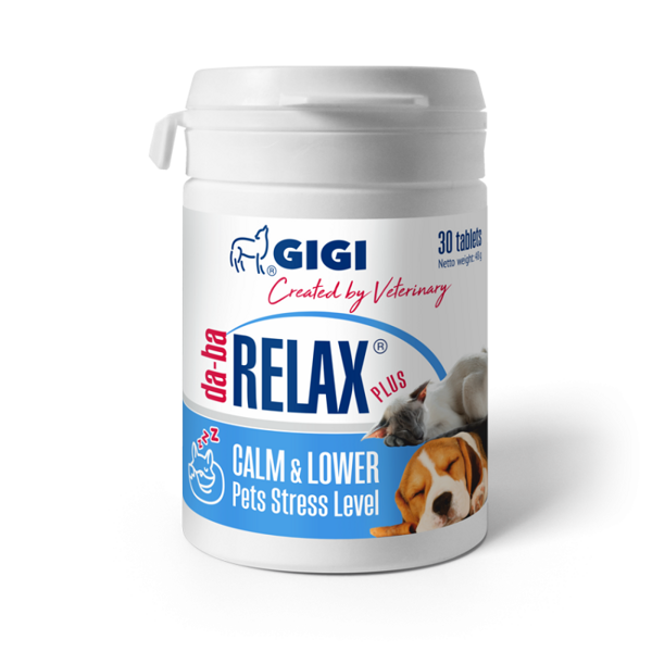GIGI DA-BA RELAX PLUS 30 tabletes suņiem/kaķiem. 