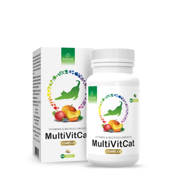 POKUSA MULTIVITAMINS FOR CATS 300 tablets