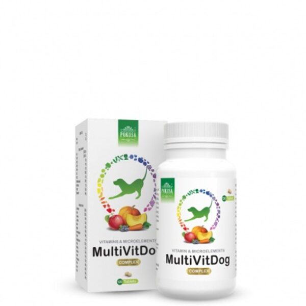 POKUSA MULTIVITAMINS for dogs 120 tablets